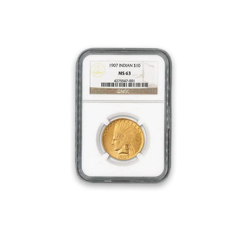 Indian $10 (1907 - 1933) - PCGS - MS63